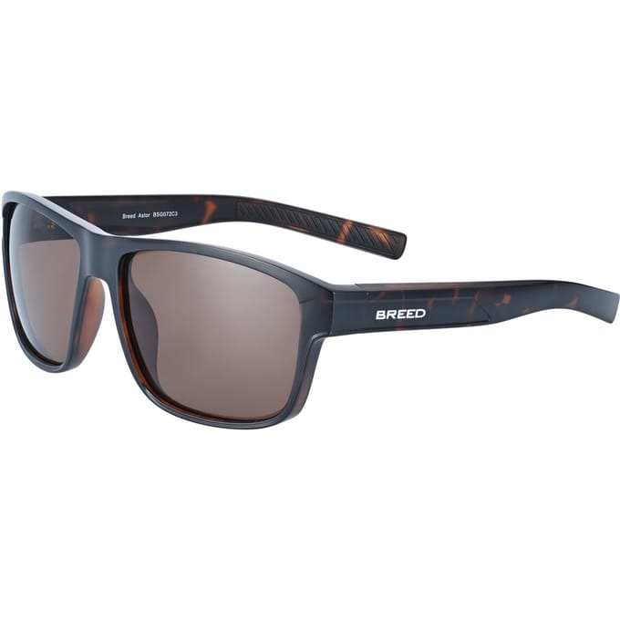 Breed Astor gepolariseerde zonnebril - Bruin/Bruin