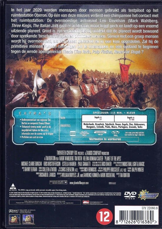 Planet Of The Apes (DVD) (2001)