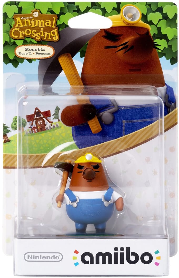 amiibo Animal Crossing Collection - Resetti - 3DS + Wii U + Switch