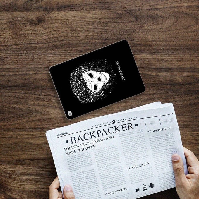 Tablet BackCover Apple iPad Mini 4 | Mini 5 (2019) Skull Hair