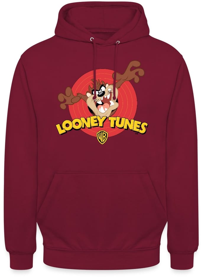 Looney Tunes Tasmanian Devil Hoodie Unisex