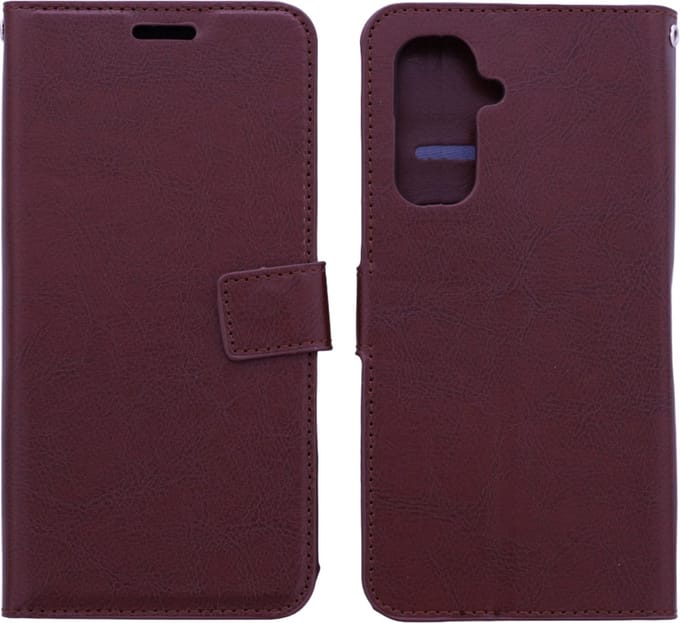 Bookcase Geschikt voor: Samsung Galaxy S24 Plus Bruin - portemonnee hoesje - ZT Accessoires