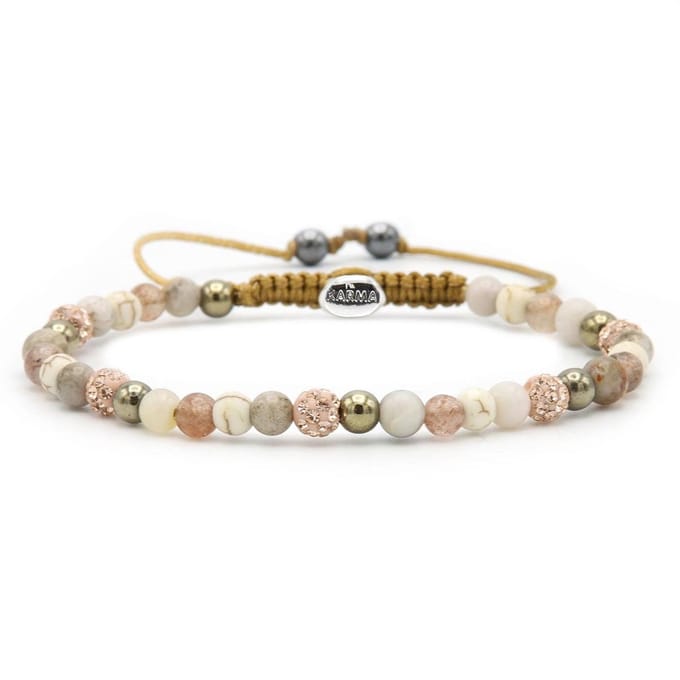 Karma Spiral Dames Armband Metaal - Meerkleurig