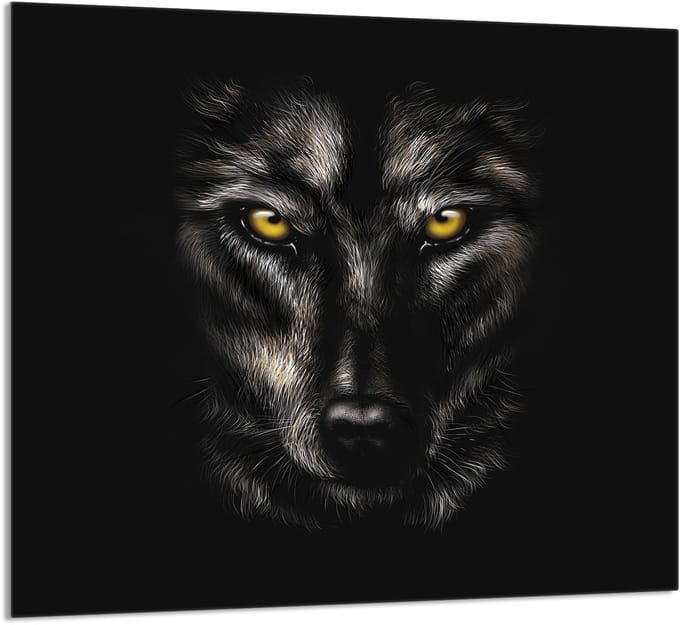 TMK ArtDeko Serie - Jasbeschermer - 65x60 cm - Wilk - Veilig