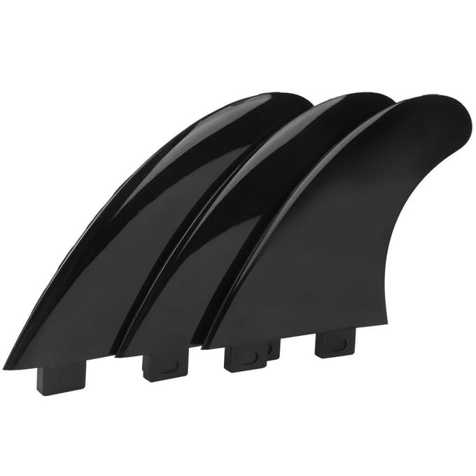 3-delige Nylon Vinnen Set Rechts Midden Links voor Surfplank Paddle Board Accessoires ZwartSurfplank Vin black