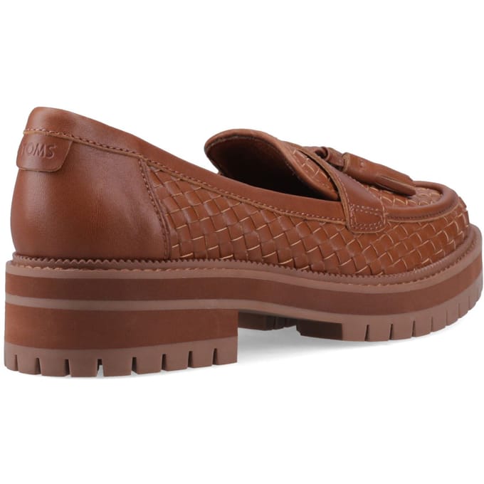 TOMS Cara Geweven Dames Amber Bruine Instappers