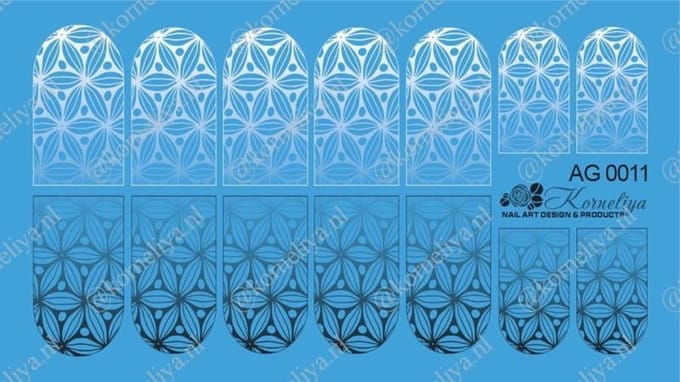 Korneliya Airbrush Waterdecal AG 0011 combi