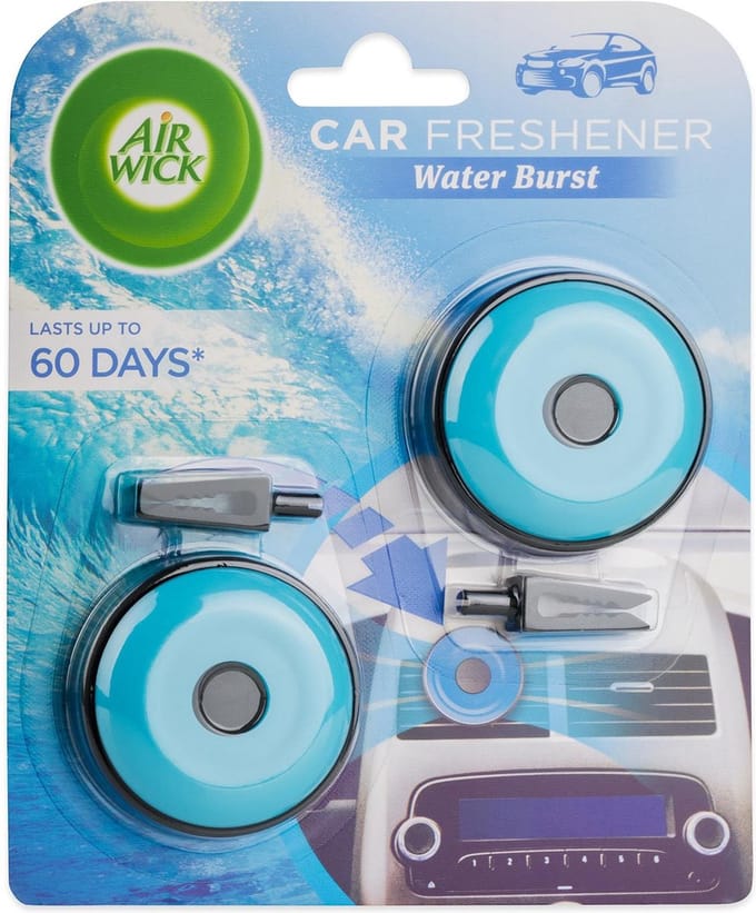 Air Wick - Autoverfrisser - Water Burst - 2x8g