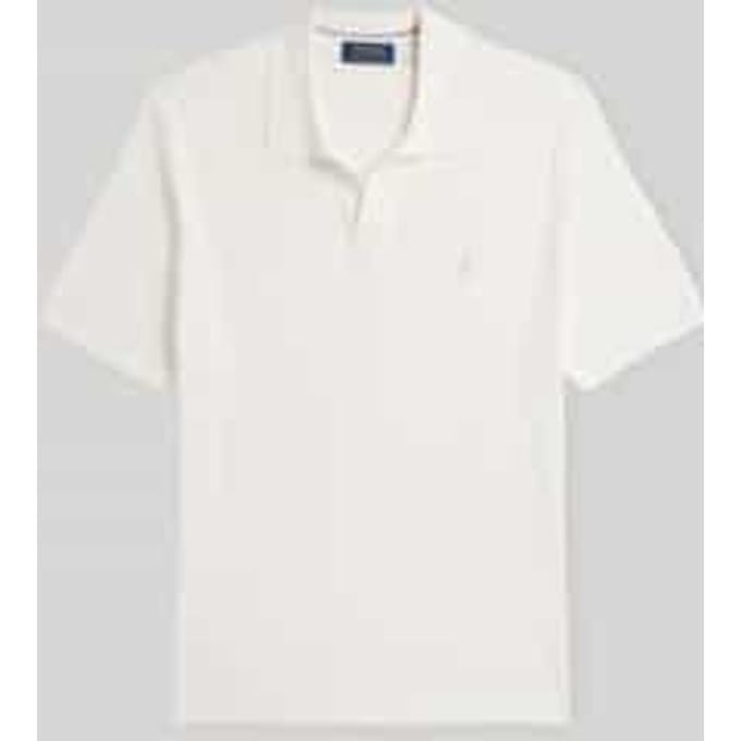 regular fit poloshirt van katoen-linnenmix