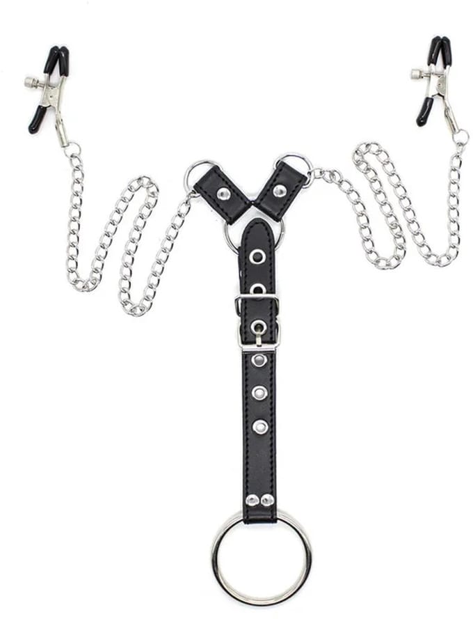 Tepelklemmen set met cockring - BDSM - sextoys - kinky