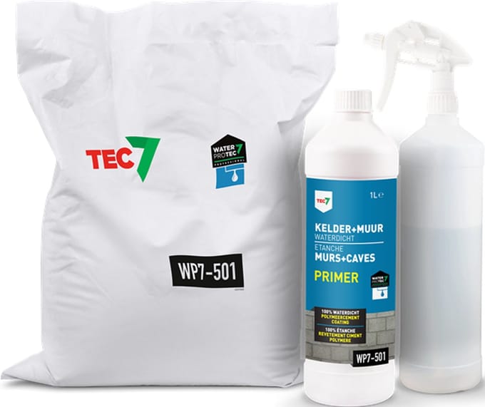 WP7-501 Kelder + Muur Waterdicht set 10kg + 1L - 602090000