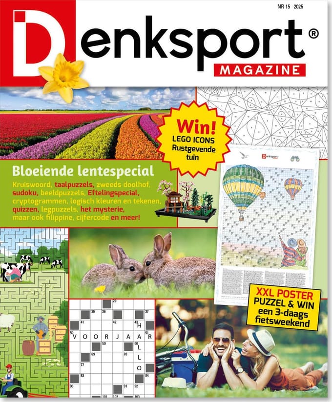 Denksport Puzzelboek Denksport Magazine, editie 15