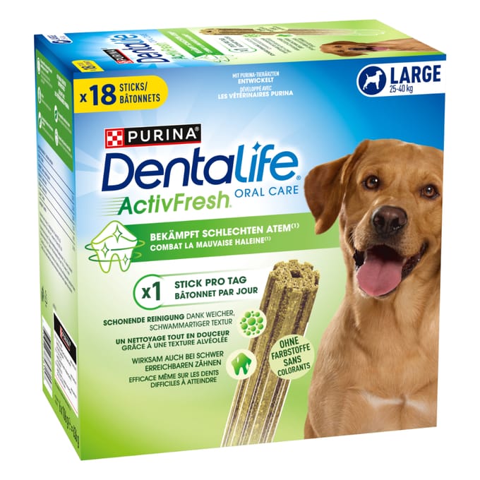 36 Stuks Purina Dentalife Active Fresh Gebitsverzorgingssnacks Grote Honden