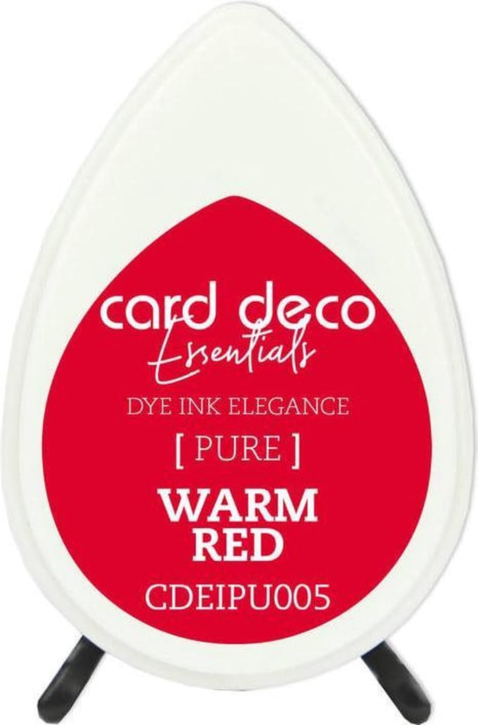 Card Deco Essentials Fade-Resistant Dye Ink Warm Red