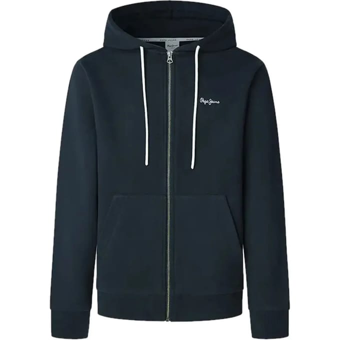 Pepe Jeans Essential Sweatshirt Met Rits Blauw L Man
