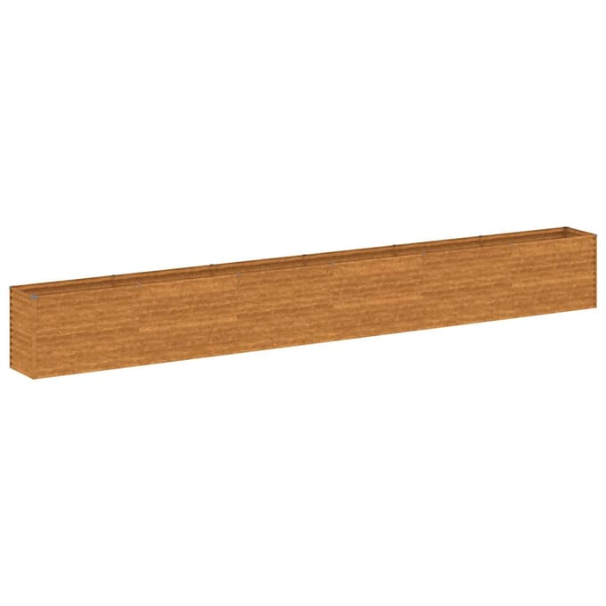 vidaXL - Verhoogde - tuinbak - 578x50x69 - cm - cortenstaal