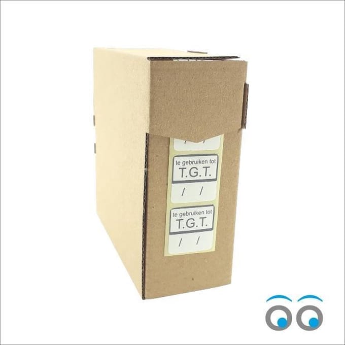etiketten - Te gebruiken tot - 500 stuks - 25 x 25 mm