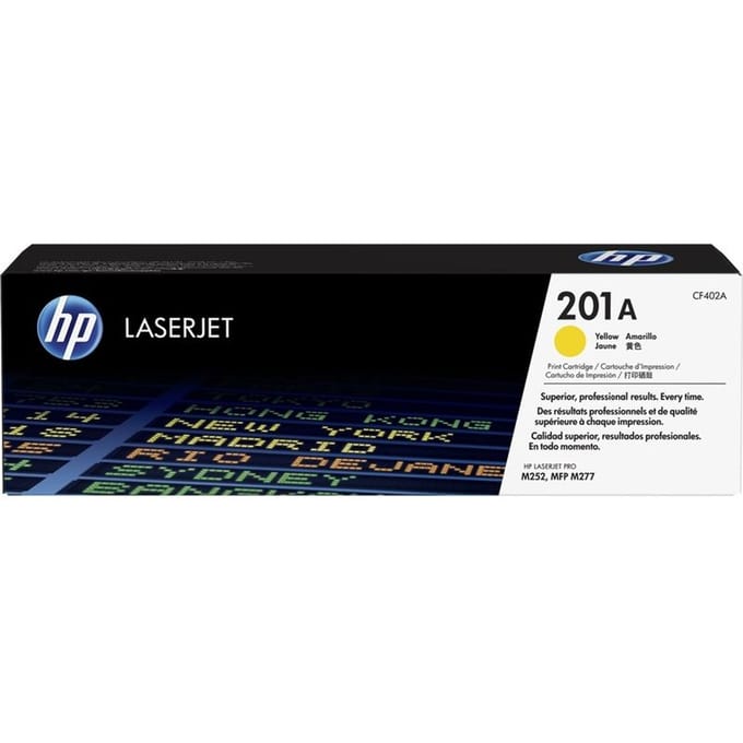 Tonercartridge hp cf402a 201a geel