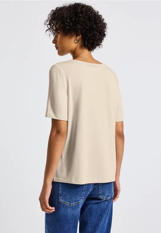 Shirt met glitterstrepen