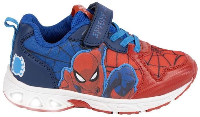 Cerda Spiderman Sporty Tpr Sole With Lights Schoenen Rood EU 32 Kinderen