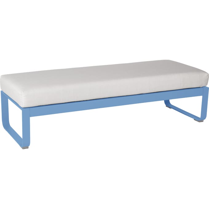 Fermob Gestoffeerde bank BELLEVIE - E1 Maya blauw - 81 witgrijs