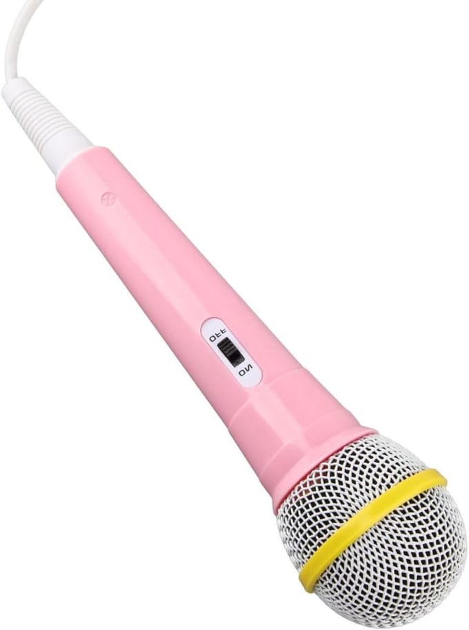 Kinder Microfoon - Zang Microfoon - Muziek Maken - Lage Vervorming - 23 cm - Roze