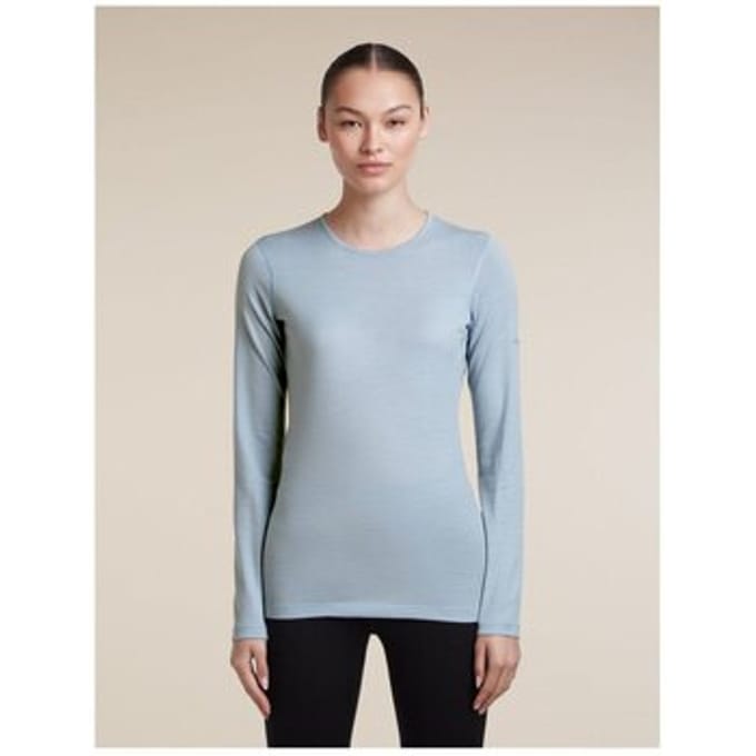 Icebreaker 200 Oasis T-shirt Met Lange Mouwen Blauw M Vrouw