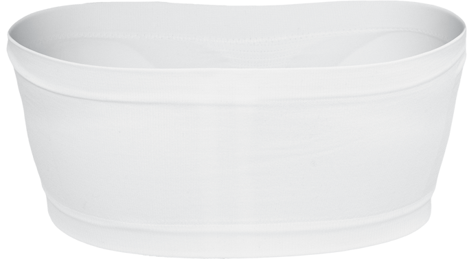 Urban Classics Pads Bandeau Dames Bandeau - wit - L