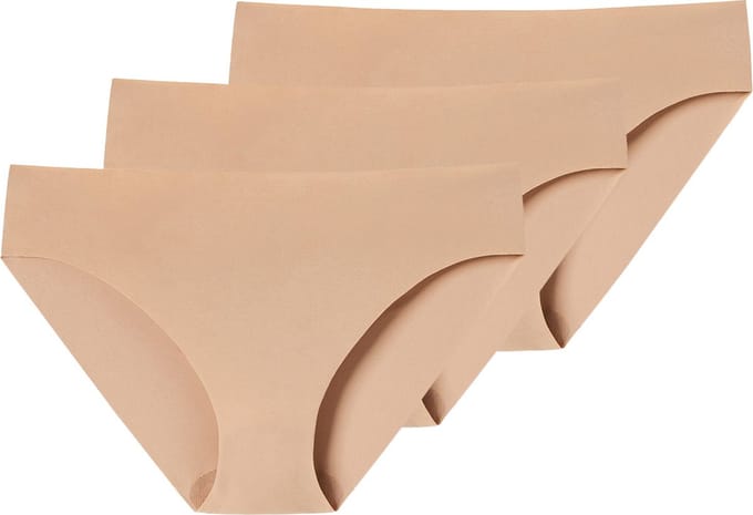 Schiesser Dames slip / onderbroek 3 pack Invisible Light