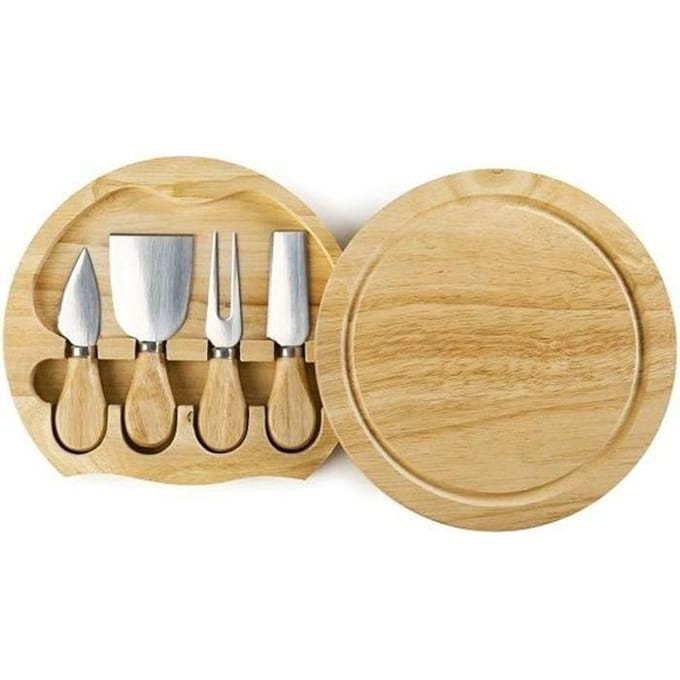 Set de Couteaux à Fromage - IBILI - 782750 - INOX - Marron - 21 x 21 x 4 cm marron