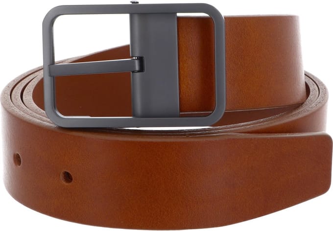 PORSCHE DESIGN Leren Riem Business Belt 35 Oliy W100 Cognac Bruine