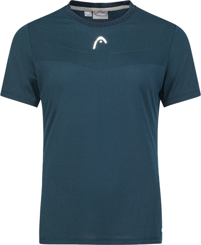 Head Dames T-Shirt Performance Blauw Padel Maat S