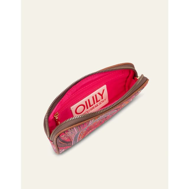 Oilily Zaza - Portemonnee - Dames - Ritssluiting - Bruin - One size