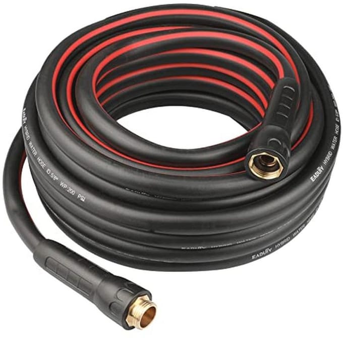 Hybride Tuinslang 5/8 IN. x 50 FT - Lichtgewicht en Flexibel met Draaibare Handgreep