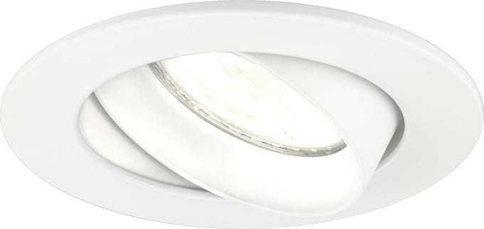Ledvion - LED Inbouwspot Rio - Wit - Dimbaar - 3W - 4000K - Ø85 mm