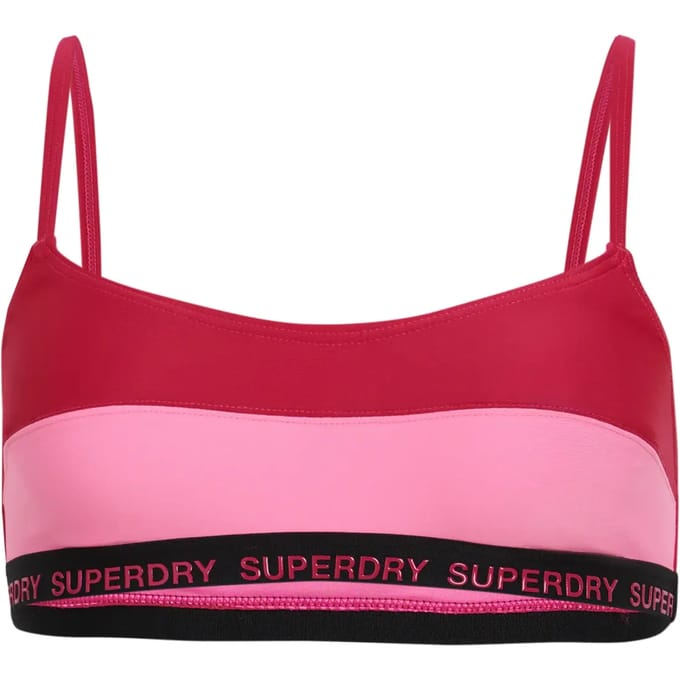 Elastisch zwempak voor dames Superdry