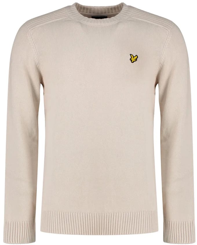 Lyle & Scott Kn1925v Trui Beige S Man