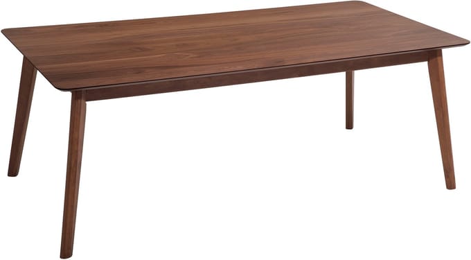 MADOX - Eettafel - Donkere houtkleur - 100 x 200 cm - MDF