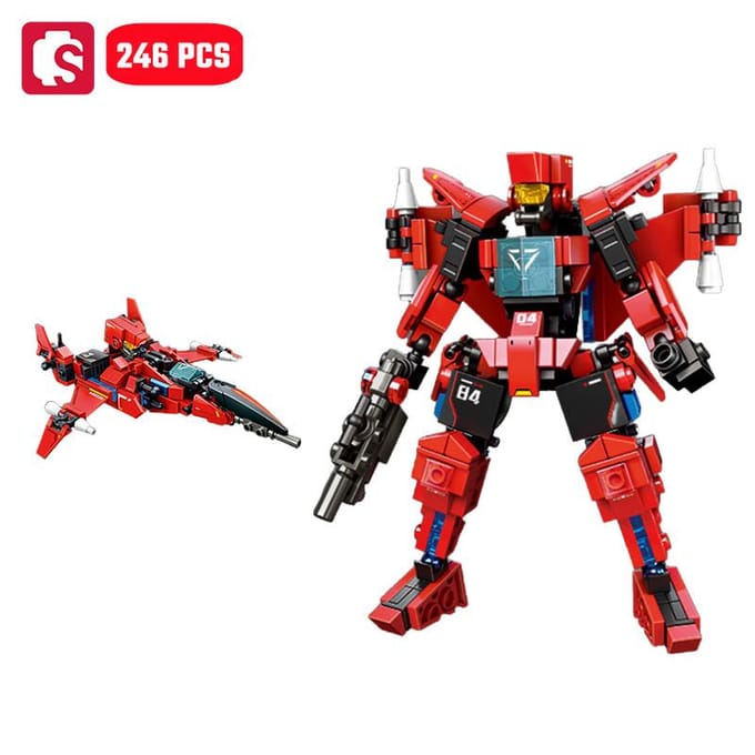 SEMBO Transformeerbare Mech Assemblage Bouwsteen MOC Robot Auto Bouwset Kinderspeelgoed voor Jongens Verjaardagscadeaus no box