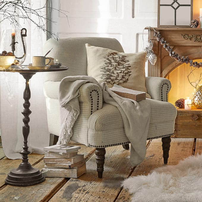 LOBERON Fauteuil Danvers beige