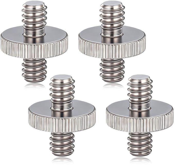Dailygoods - 2 Stuks Camera-Schroefdraadadapter voor Statief