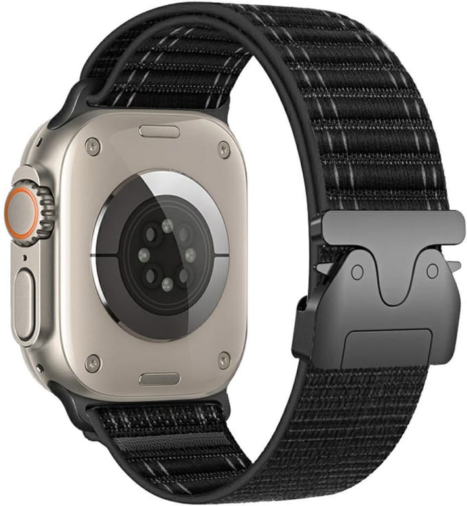 Beline Geweven Nylon Diagonale Parachuteband Voor Apple Watch 38 40