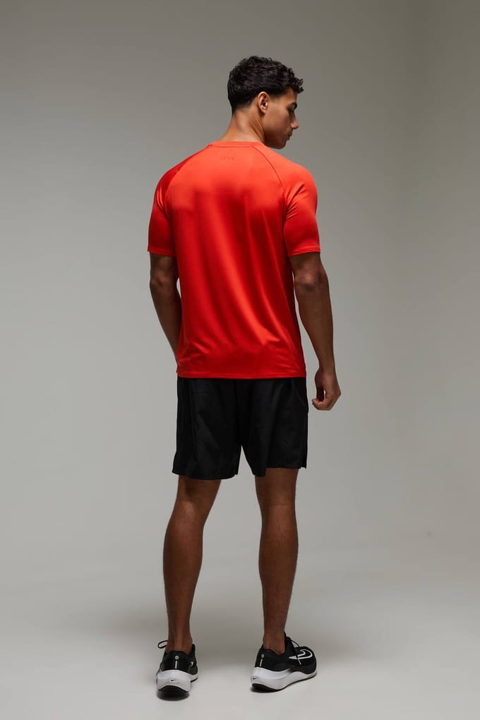 Men's Active Geperforeerde Stretch Geweven 7inch Shorts | Black | Size Small