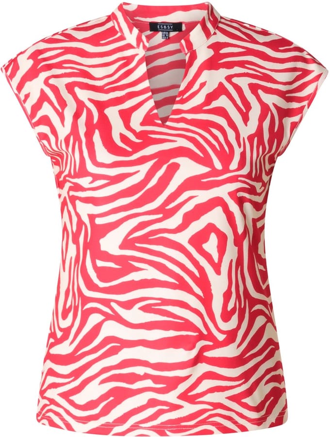 ES&SY Marieke Tops - Pink/Multi-Colour - maat 40