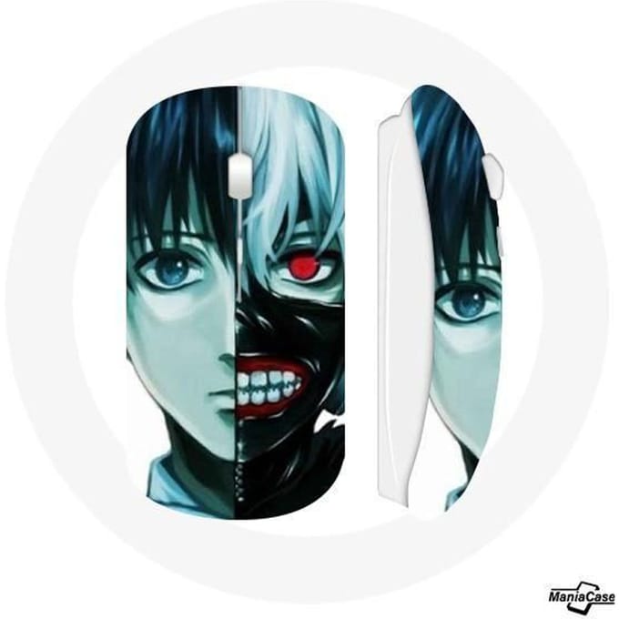 Souris Sans Fil Tokyo Ghoul Visage Moitié