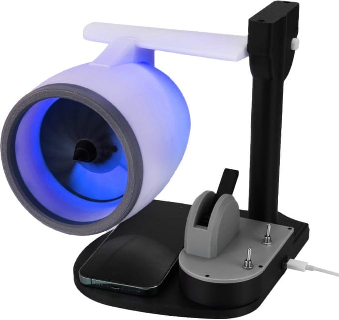 VHV - Bureauventilator - usb bureauventilator - USB oplaadbaar, stil - voor kantoor, slaapkamer, thuiswerken