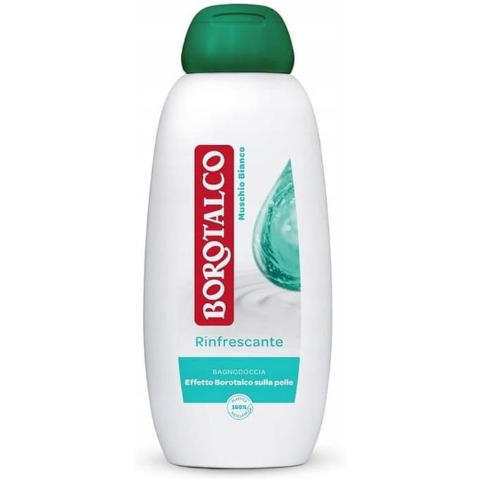 Fris witte muskus vloeistof 450ml - borotalco