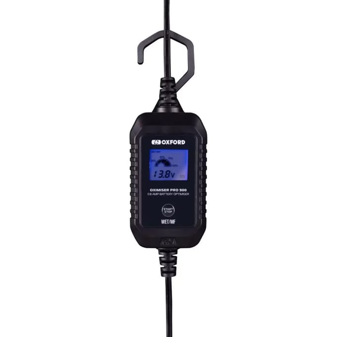 Oxford acculader 1250-Pro LCD display – Voor o.a. Scooter, Boot, Motorfiets – ook Lithium accu`s !