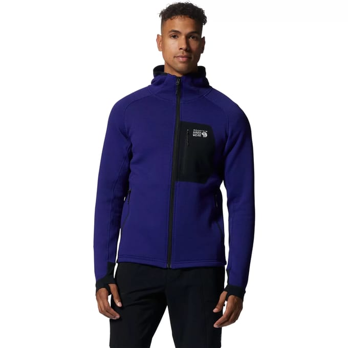 Fleece met capuchon en volledige rits Mountain Hardwear Polartec® Power Grid