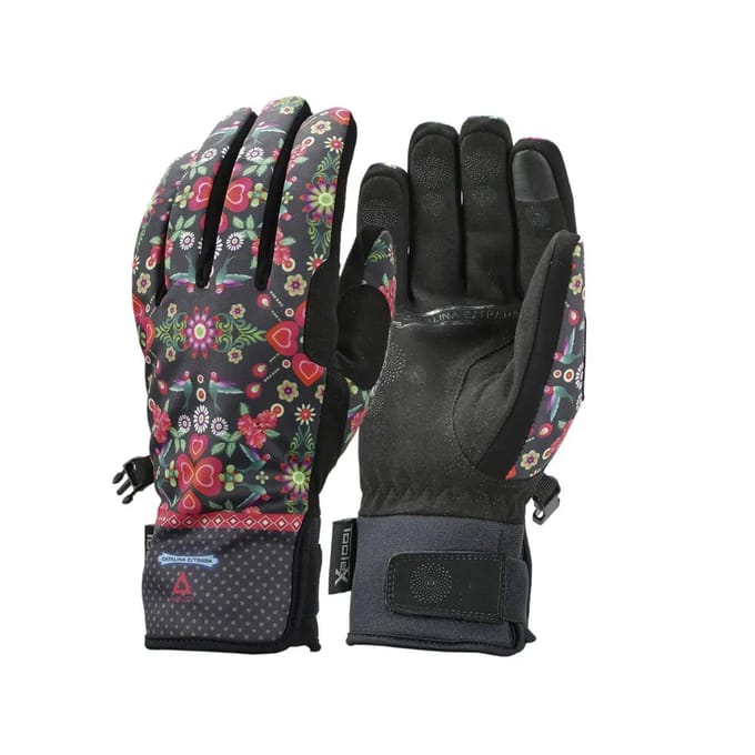 Bedrukte handschoenen MATT Catalina Estrada Tootex Amor Noche
